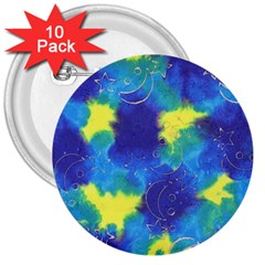Mulberry Paper Gift Moon Star 3  Buttons (10 Pack) 