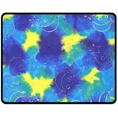 Mulberry Paper Gift Moon Star Fleece Blanket (medium) 