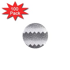 Original Plaid Chevron Wave 1  Mini Magnets (100 Pack) 