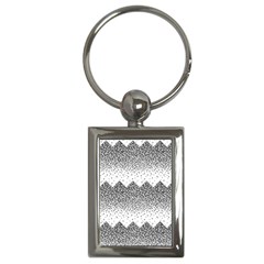 Original Plaid Chevron Wave Key Chains (Rectangle) 