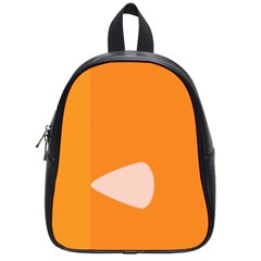 Screen Shot Circle Animations Orange White Line Color School Bags (small) 