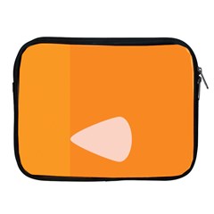 Screen Shot Circle Animations Orange White Line Color Apple Ipad 2/3/4 Zipper Cases by Mariart