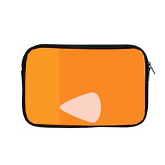 Screen Shot Circle Animations Orange White Line Color Apple Macbook Pro 13  Zipper Case by Mariart