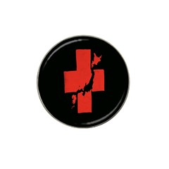 Sign Health Red Black Hat Clip Ball Marker