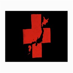 Sign Health Red Black Small Glasses Cloth by Mariart