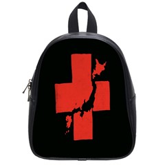 Sign Health Red Black School Bags (small) 