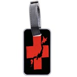 Sign Health Red Black Luggage Tags (Two Sides) Back