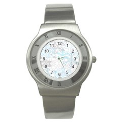 Sign Flower Floral Transparent Stainless Steel Watch by Mariart