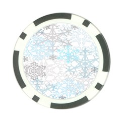 Sign Flower Floral Transparent Poker Chip Card Guard