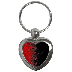 Fire Key Chains (heart)  by Valentinaart