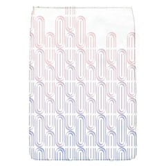 Seamless Horizontal Modern Stylish Repeating Geometric Shapes Rose Quartz Flap Covers (s)  by Mariart