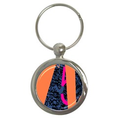 Recursive Reality Number Key Chains (round) 