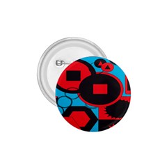 Stancilm Circle Round Plaid Triangle Red Blue Black 1 75  Buttons