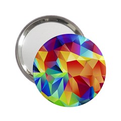 Triangles Space Rainbow Color 2 25  Handbag Mirrors by Mariart