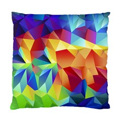 Triangles Space Rainbow Color Standard Cushion Case (two Sides)