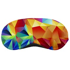 Triangles Space Rainbow Color Sleeping Masks