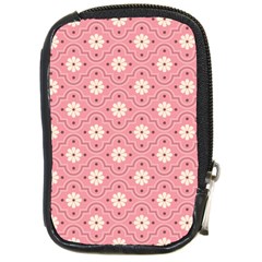 Sunflower Star White Pink Chevron Wave Polka Compact Camera Cases by Mariart