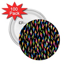 Skulls Bone Face Mask Triangle Rainbow Color 2 25  Buttons (100 Pack)  by Mariart