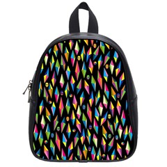 Skulls Bone Face Mask Triangle Rainbow Color School Bags (small)  by Mariart