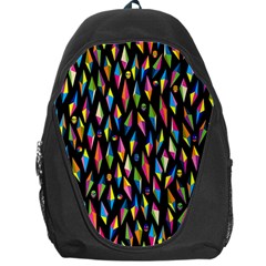 Skulls Bone Face Mask Triangle Rainbow Color Backpack Bag