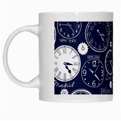 World Clocks White Mugs