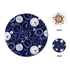 World Clocks Playing Cards (round) 