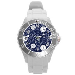 World Clocks Round Plastic Sport Watch (l)
