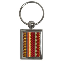 Tribal Grace Colorful Key Chains (rectangle) 