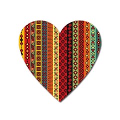 Tribal Grace Colorful Heart Magnet