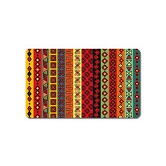 Tribal Grace Colorful Magnet (name Card)