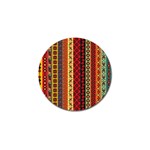 Tribal Grace Colorful Golf Ball Marker (10 pack) Front