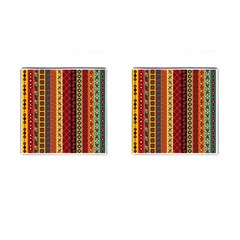 Tribal Grace Colorful Cufflinks (square)