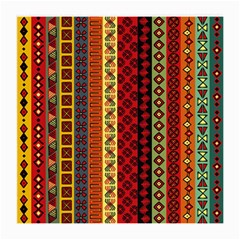 Tribal Grace Colorful Medium Glasses Cloth by Mariart