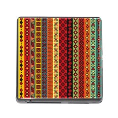 Tribal Grace Colorful Memory Card Reader (square) by Mariart