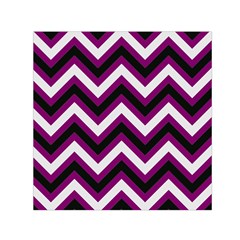 Zigzag Pattern Small Satin Scarf (square)