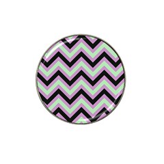 Zigzag pattern Hat Clip Ball Marker (4 pack)