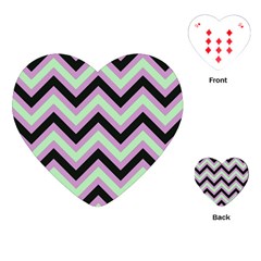 Zigzag pattern Playing Cards (Heart) 