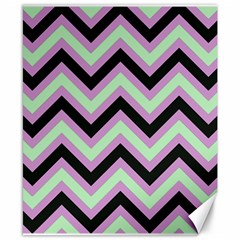 Zigzag pattern Canvas 8  x 10 