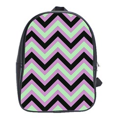 Zigzag pattern School Bags(Large) 
