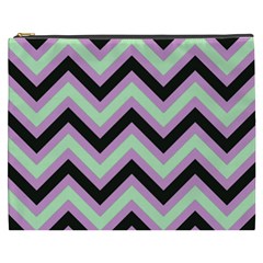 Zigzag pattern Cosmetic Bag (XXXL) 