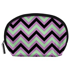 Zigzag pattern Accessory Pouches (Large) 