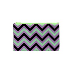 Zigzag pattern Cosmetic Bag (XS)