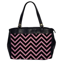 Zigzag Pattern Office Handbags by Valentinaart