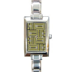 Pattern Rectangle Italian Charm Watch by Valentinaart