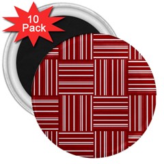 Pattern 3  Magnets (10 Pack)  by Valentinaart