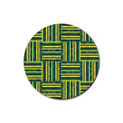 Pattern Rubber Coaster (round)  by Valentinaart