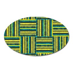 Pattern Oval Magnet by Valentinaart