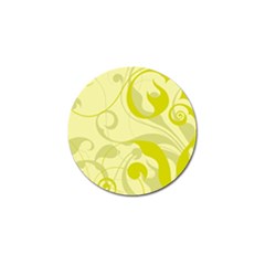 Floral Pattern Golf Ball Marker