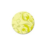 Floral pattern Golf Ball Marker Front