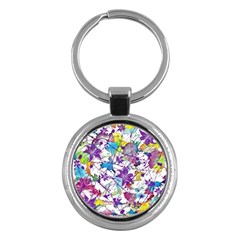 Lilac Lillys Key Chains (round) 